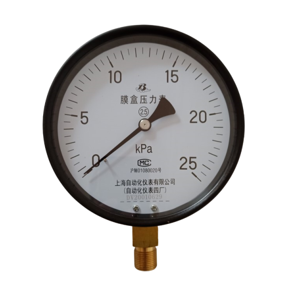 YE-150普通膜盒壓力表-上海自動化儀表四廠
